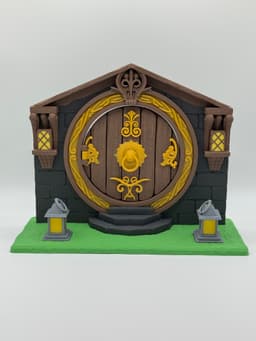 Hobbit Door - Lore and Decor - Mas Fuego 3D Productions 3d model