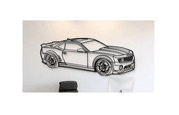 Chevrolet - Camaro SS 2010 Wall Art 3d model