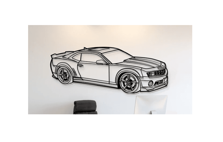 Chevrolet - Camaro SS 2010 Wall Art 3d model