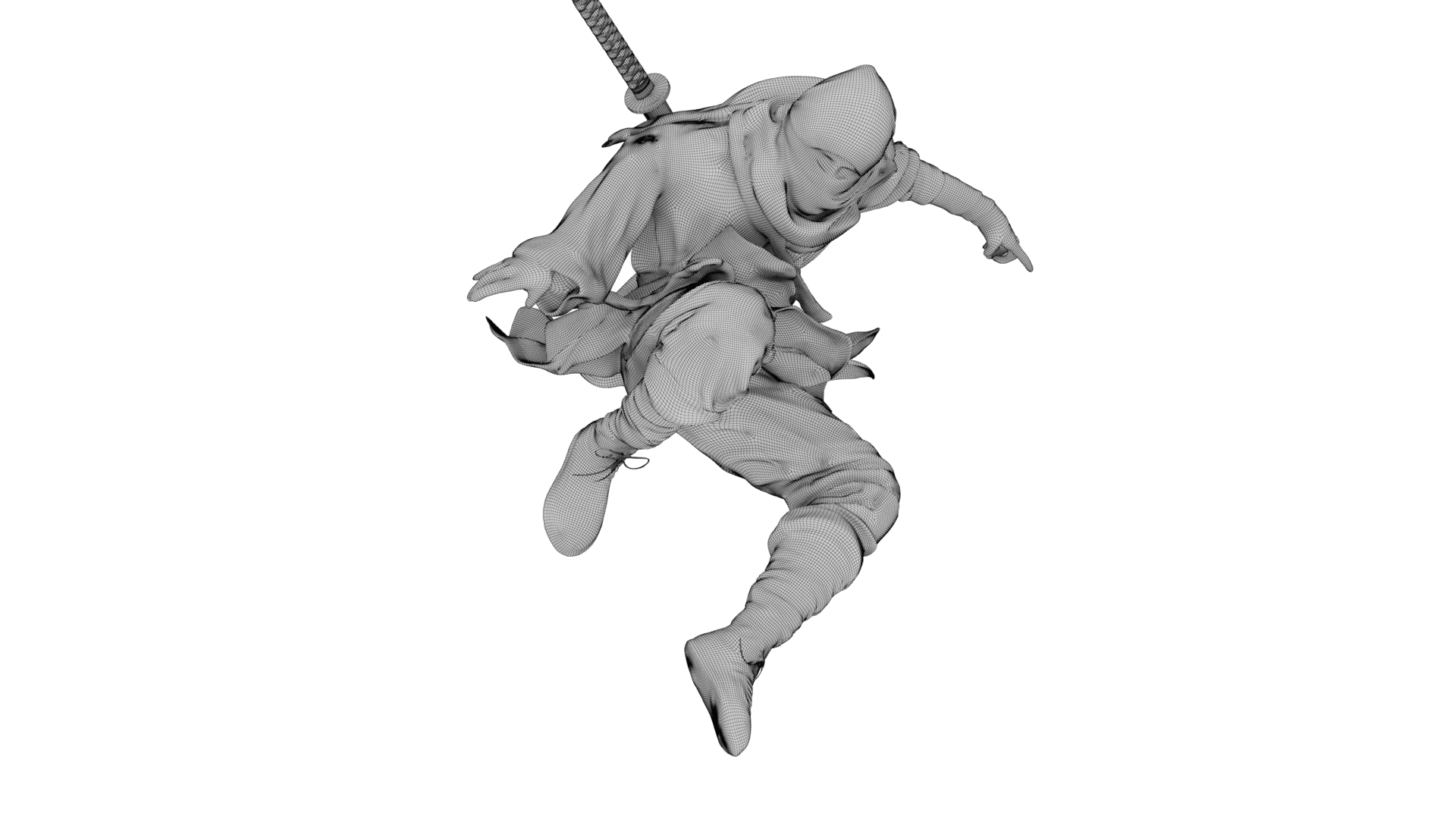 Ninja Shadow Leap 3d model