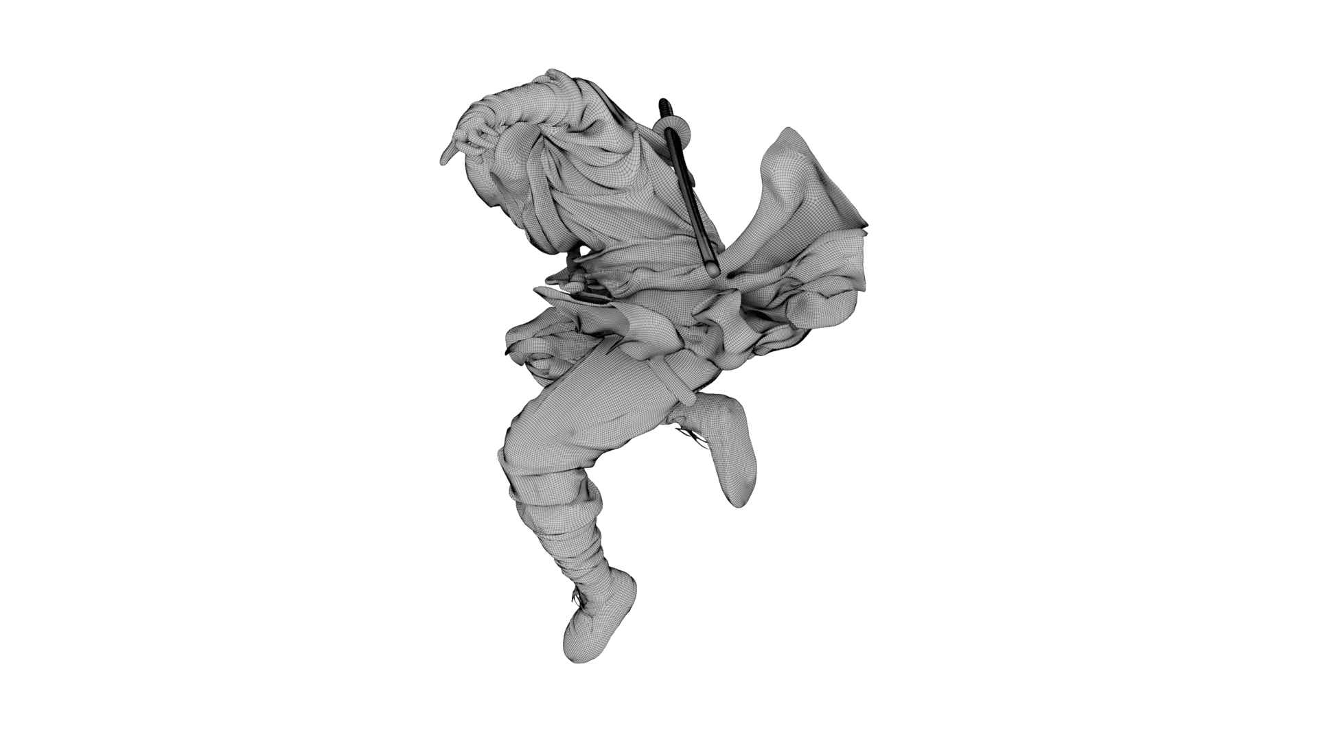 Ninja Shadow Leap 3d model
