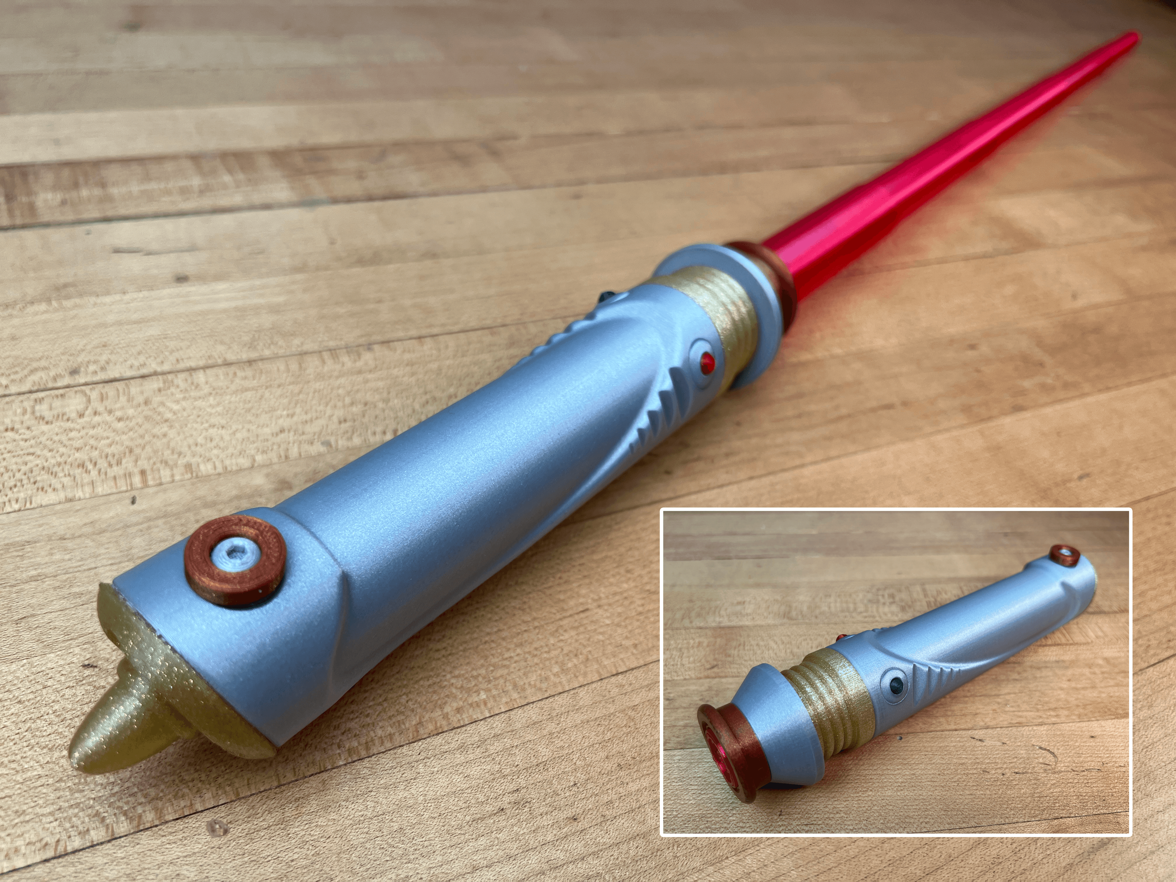 Sidious’s Replaceable Blade Lightsaber 3d model
