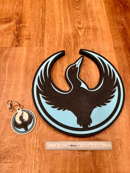 Minnesota Rebel Alliance - Key Chain & Sign 3d model