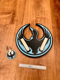 Minnesota Rebel Alliance - Key Chain & Sign 3d model