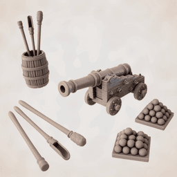 Ship Cannon 3d model