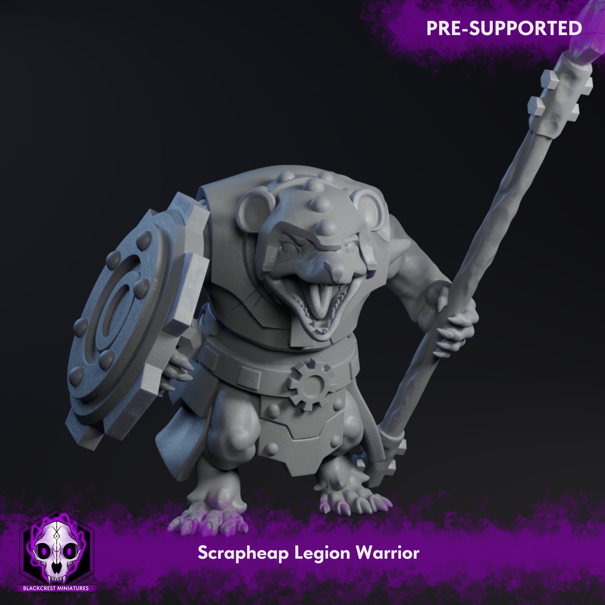 Scrapheap Legion | Possumfolk Warrior G 3d model