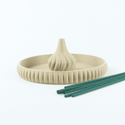 Zen Incense Holder STL | 3D Printable Decorative Tray | Modern Incense Burner Design 3d model