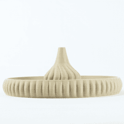 Zen Incense Holder STL | 3D Printable Decorative Tray | Modern Incense Burner Design 3d model