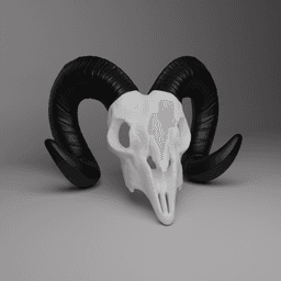Ram Skull (MysticMesh3D) 3d model