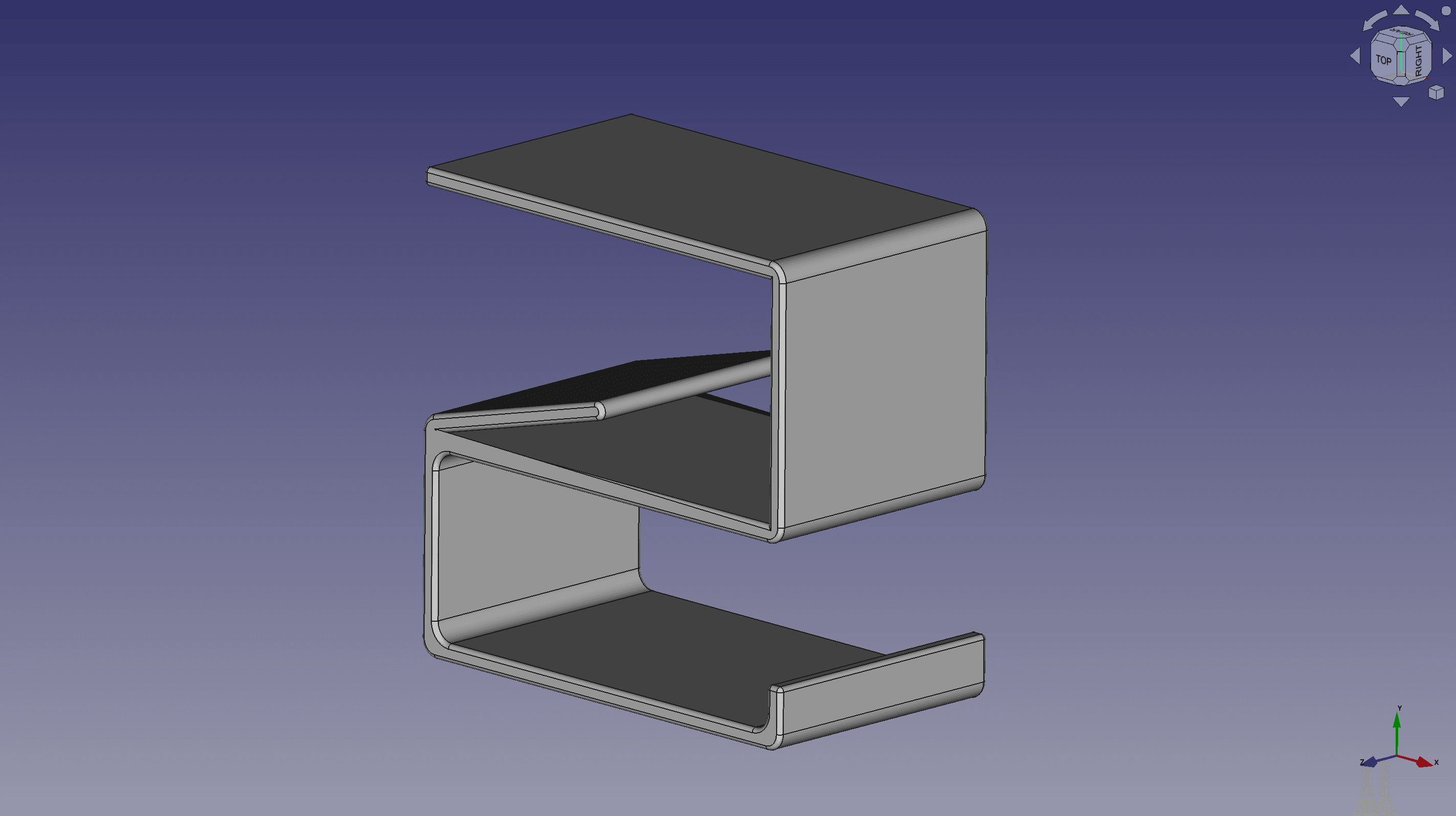 Parametric headphones holder 3d model