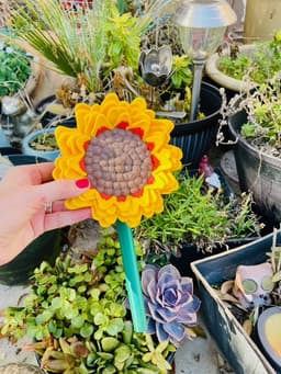 Sunflower Stake 3d model