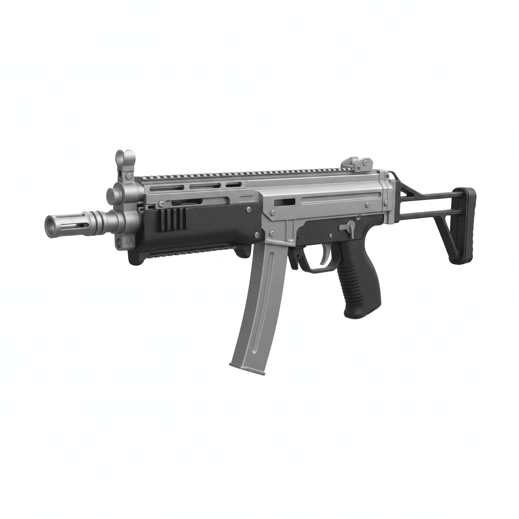 Gun PP 2000 Compact Defense Weapon 3d model