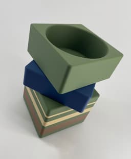 CS128-60 Stackable bin box module for creative home decor 3d print stl 3d model
