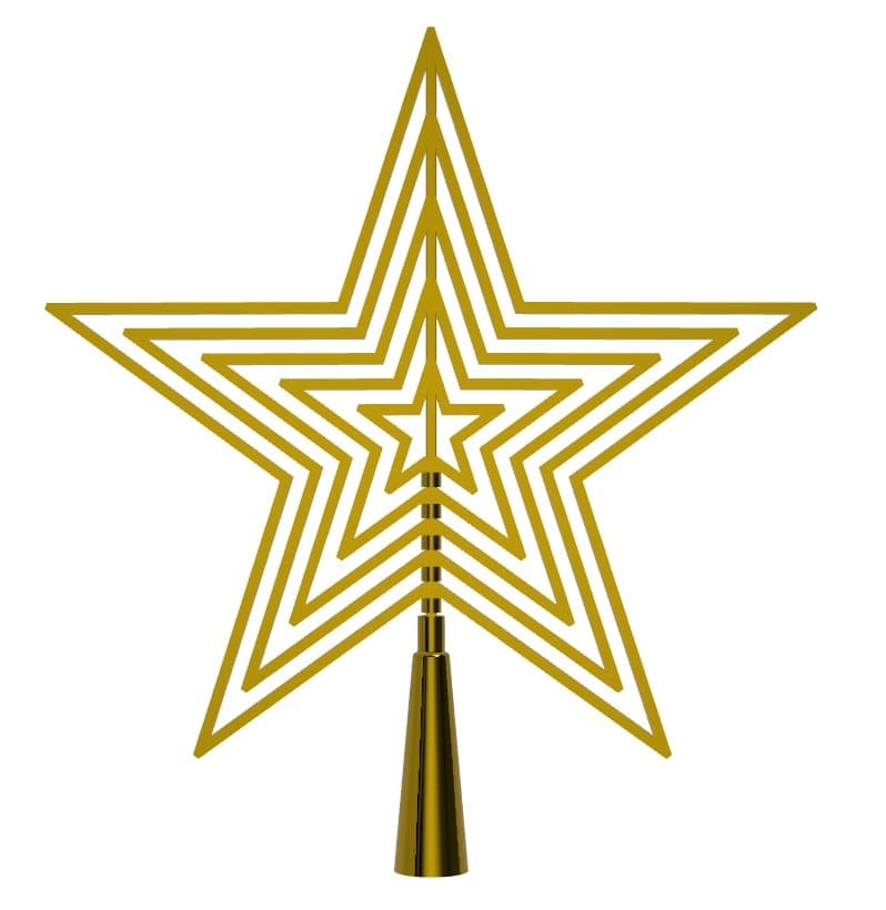 Christmas Tree Star 3d model