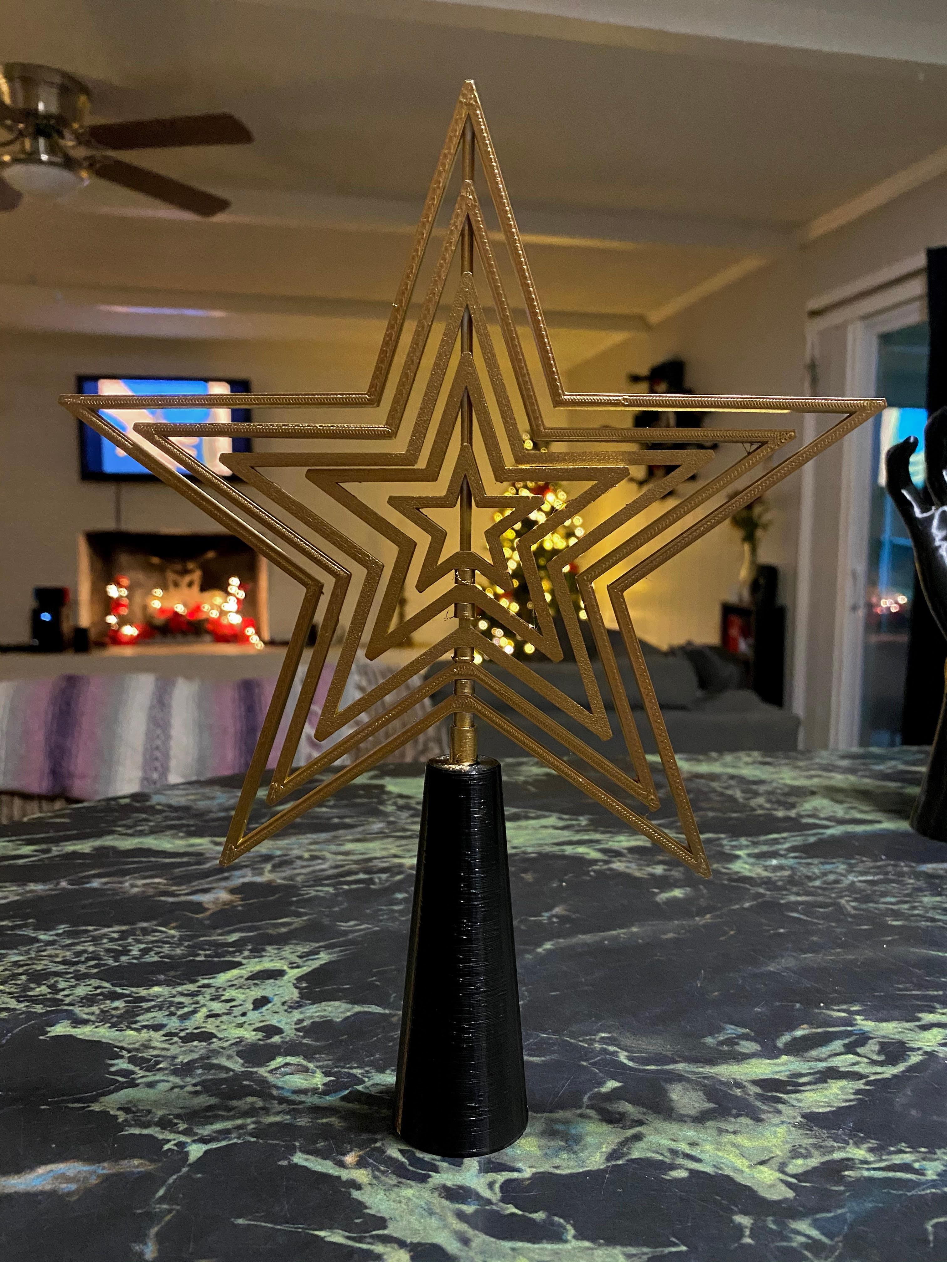 Christmas Tree Star 3d model
