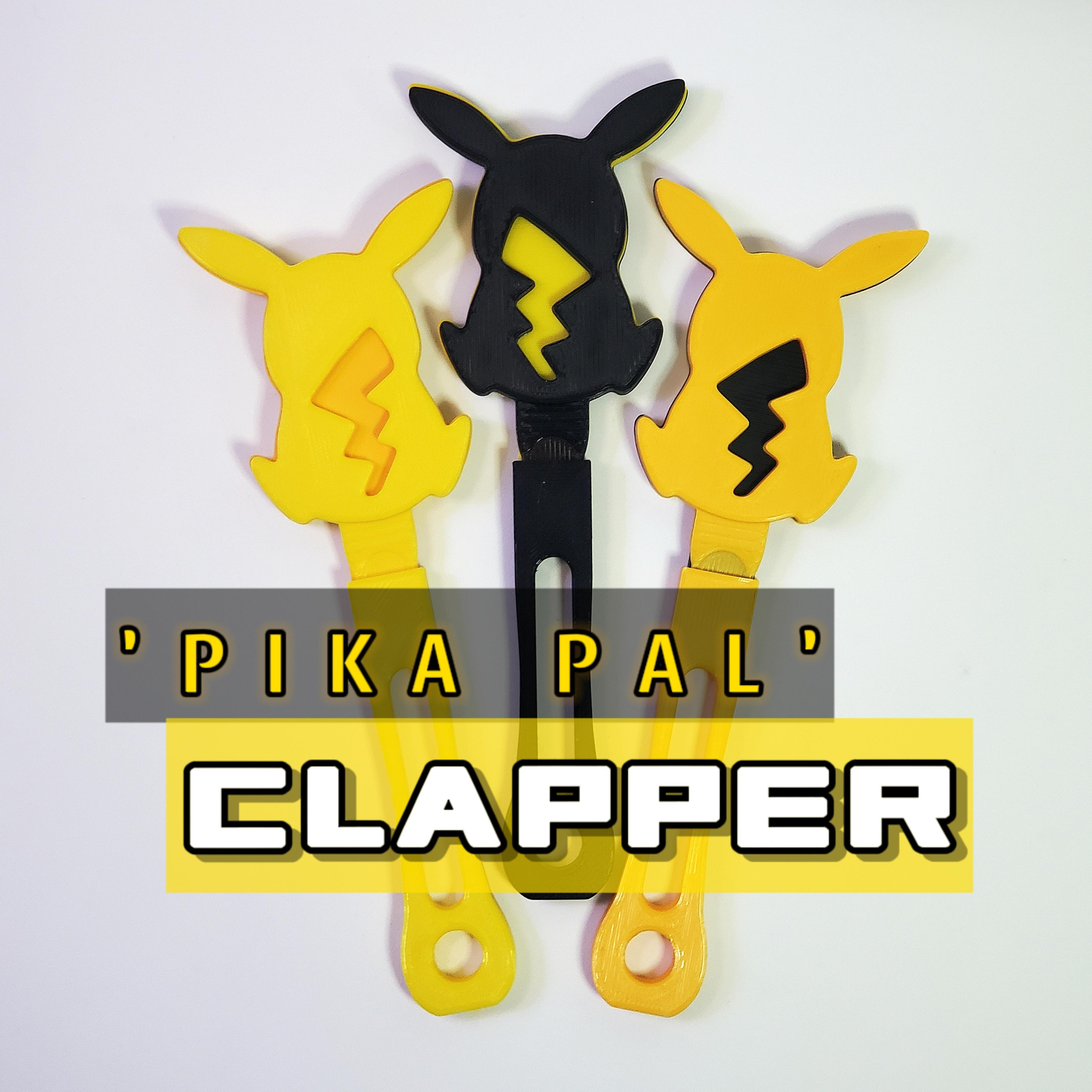 'Pika Pal' Pokemon-Themed Clapper Toy :: Noisemaker • Party Favor 3d model