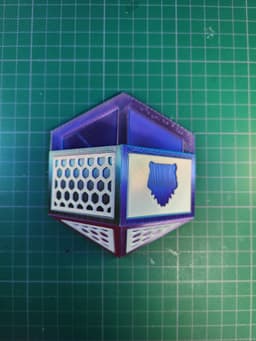 Hexagonal Container Holder works with HSW or standalone! No supports needed 3d model