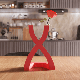 DNA Helix Geometric Bud Vase Centerpiece 3d model