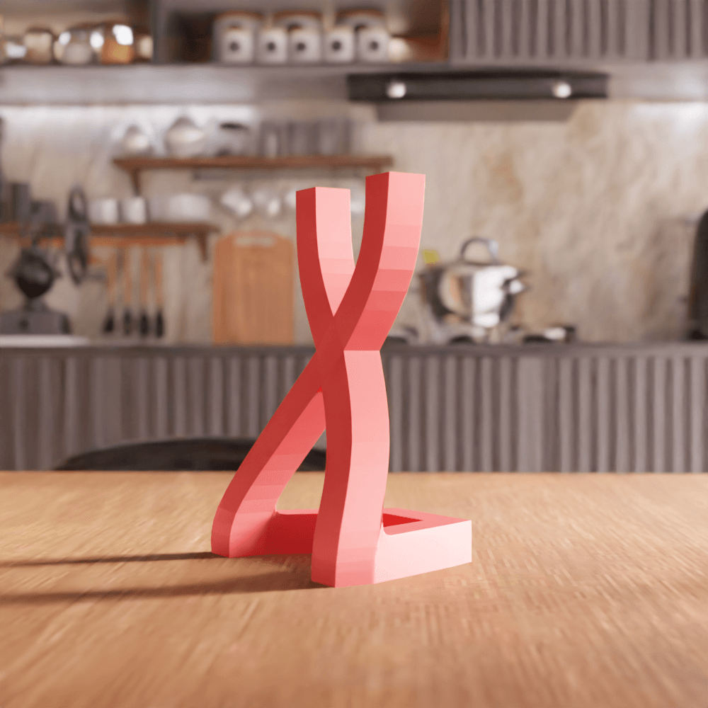 DNA Helix Geometric Bud Vase Centerpiece 3d model