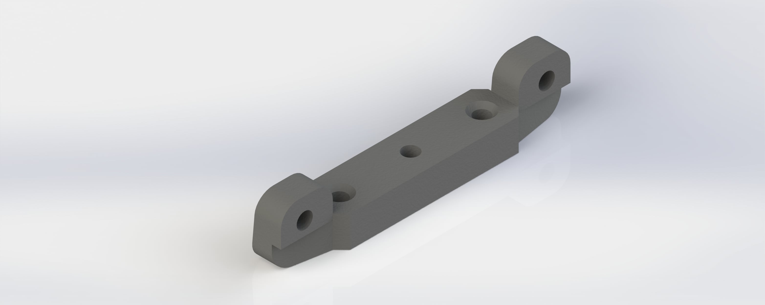 ARRMA COMPOSITE SUSPENSION MOUNT, FRONT UPPER 3d model