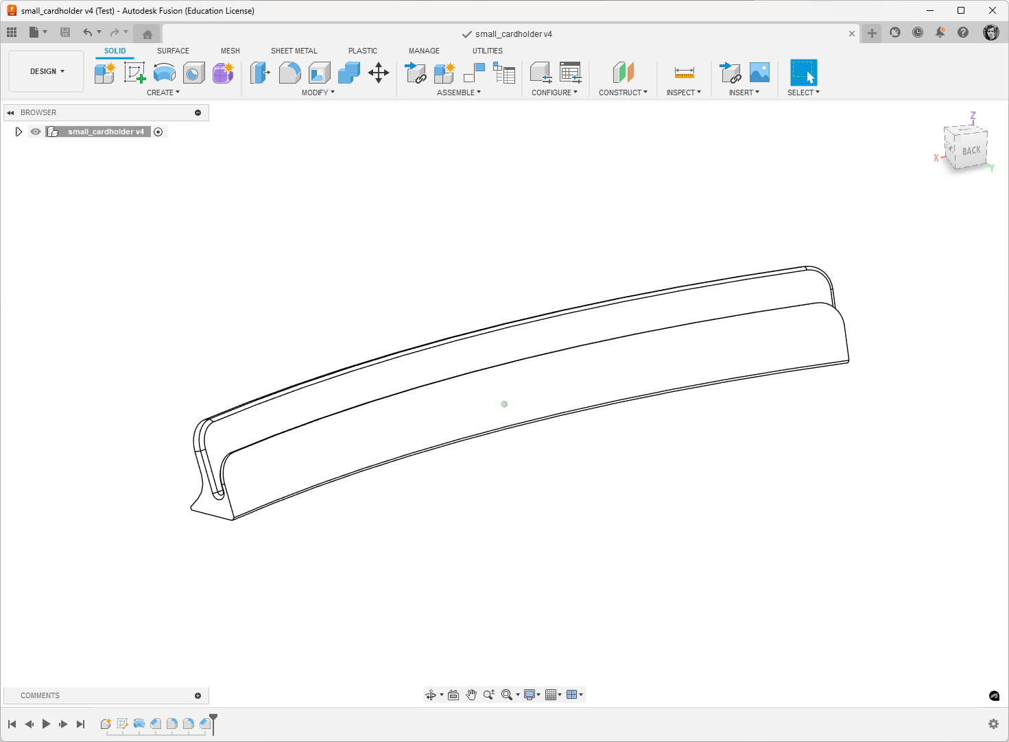 Yet another cardholder 3d model