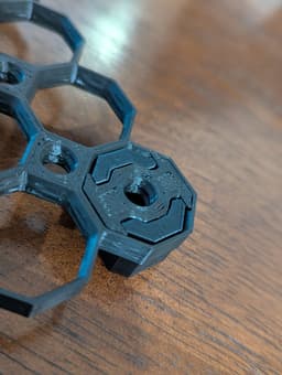 Flush Snap (DS Part B) For 8 mm - Offset Snap 3d model