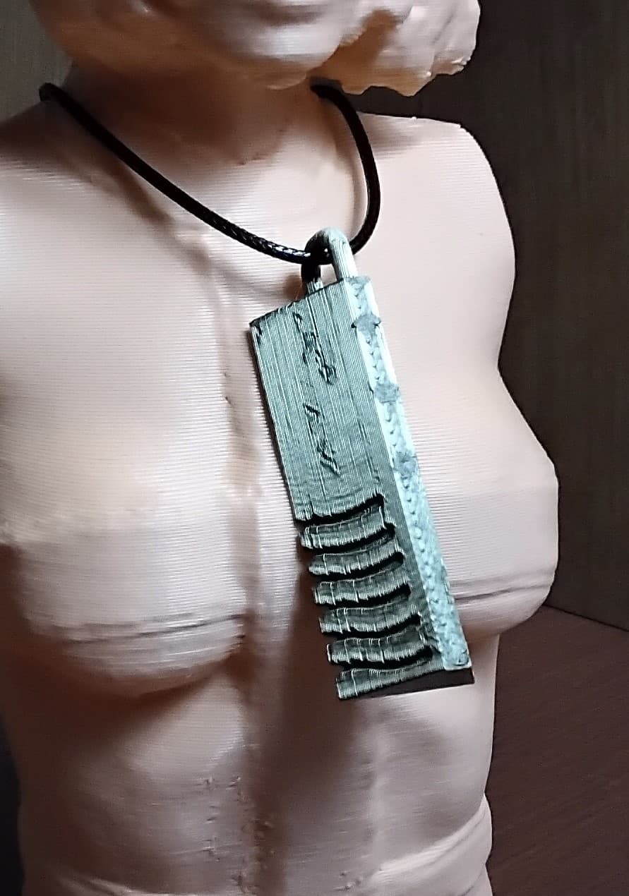 The Water Stone Pendant 3d model