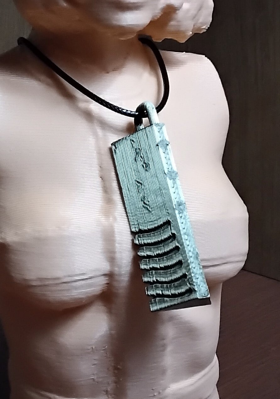 The Water Stone Pendant 3d model