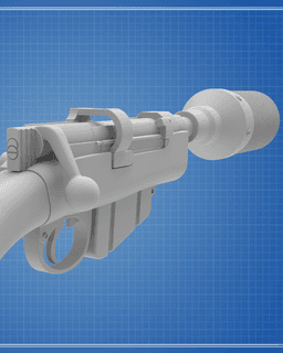 C-87 Blaster - Star Wars 3d model