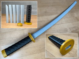 Wado Ichimonji Collapsing Sword 3d model