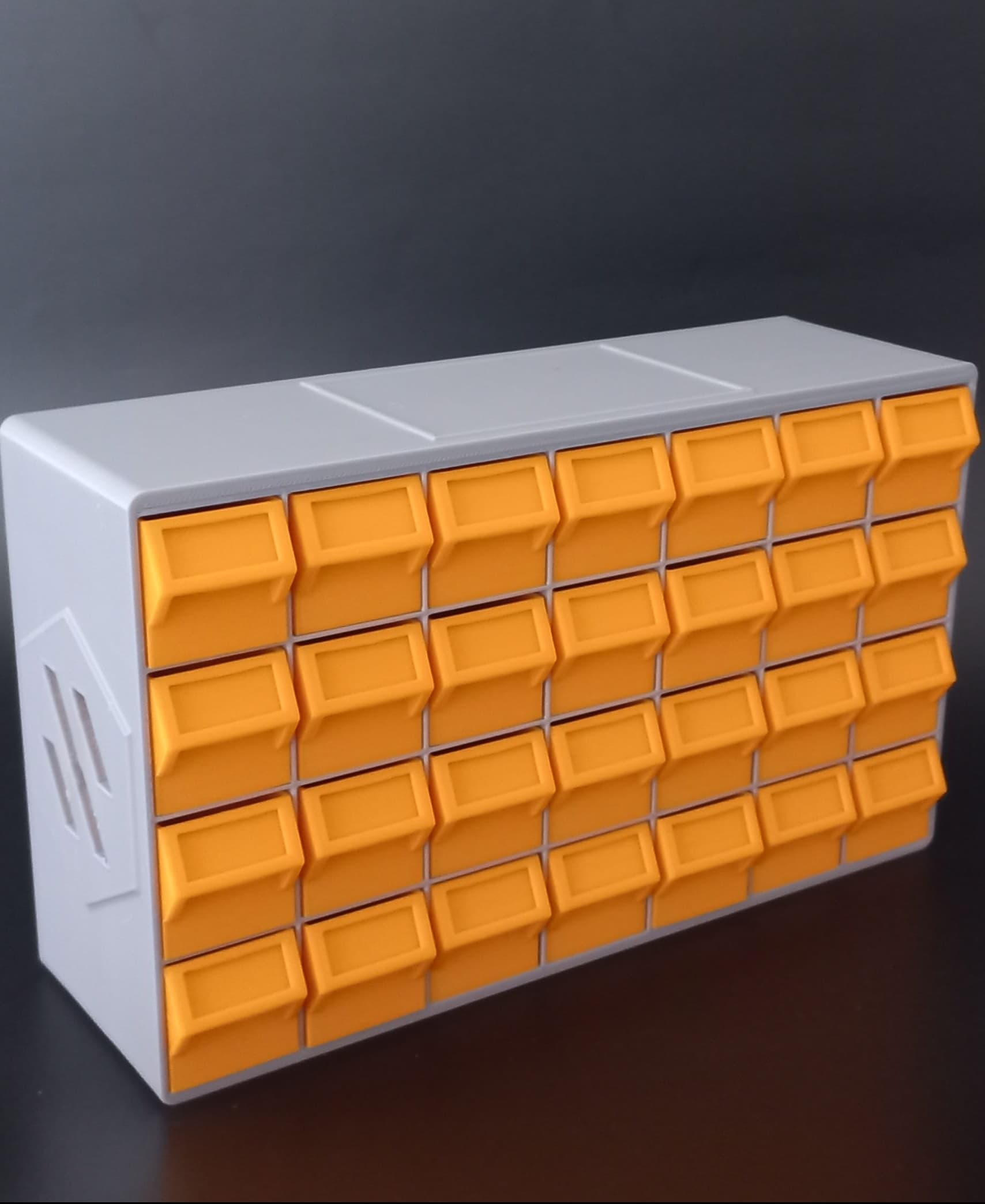 Really good Voron hardware organizer. I printed the "Large extension with 28 drawers" version.