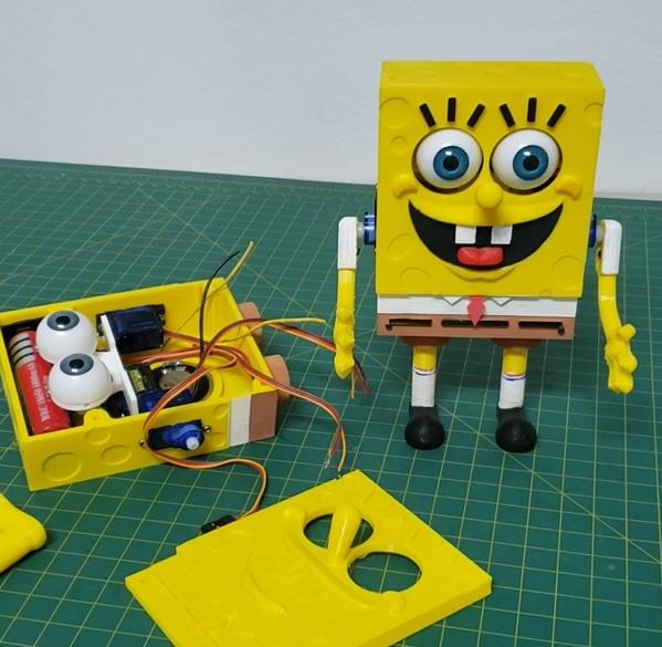 Animatronic SpongeBob 3d model