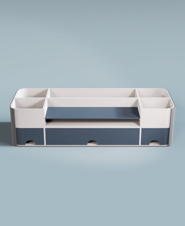 Long Desk Organizer - Standard 3d model