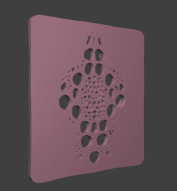 Xenomorph Decor Vent Cover 3d model