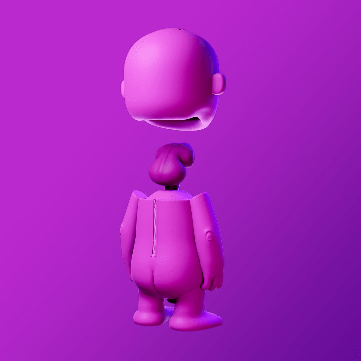 Totally Normal Human Character 3d model
