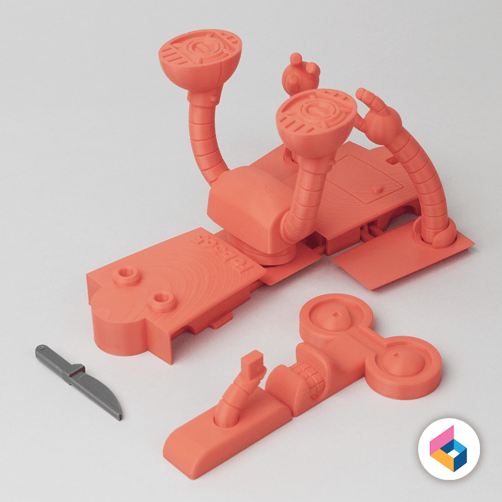 Roberto - Foldable Robot 3d model