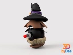 Eevee (Witch) Poke ball 3d model