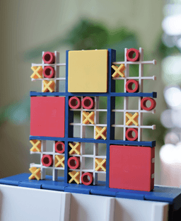 PlayBook'd Tic Tac Toe 3d model