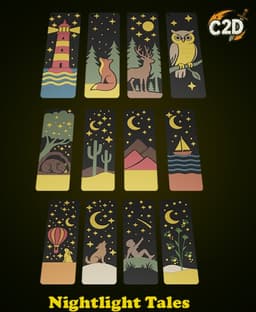 Nightlight Tales Bookmarks 3d model