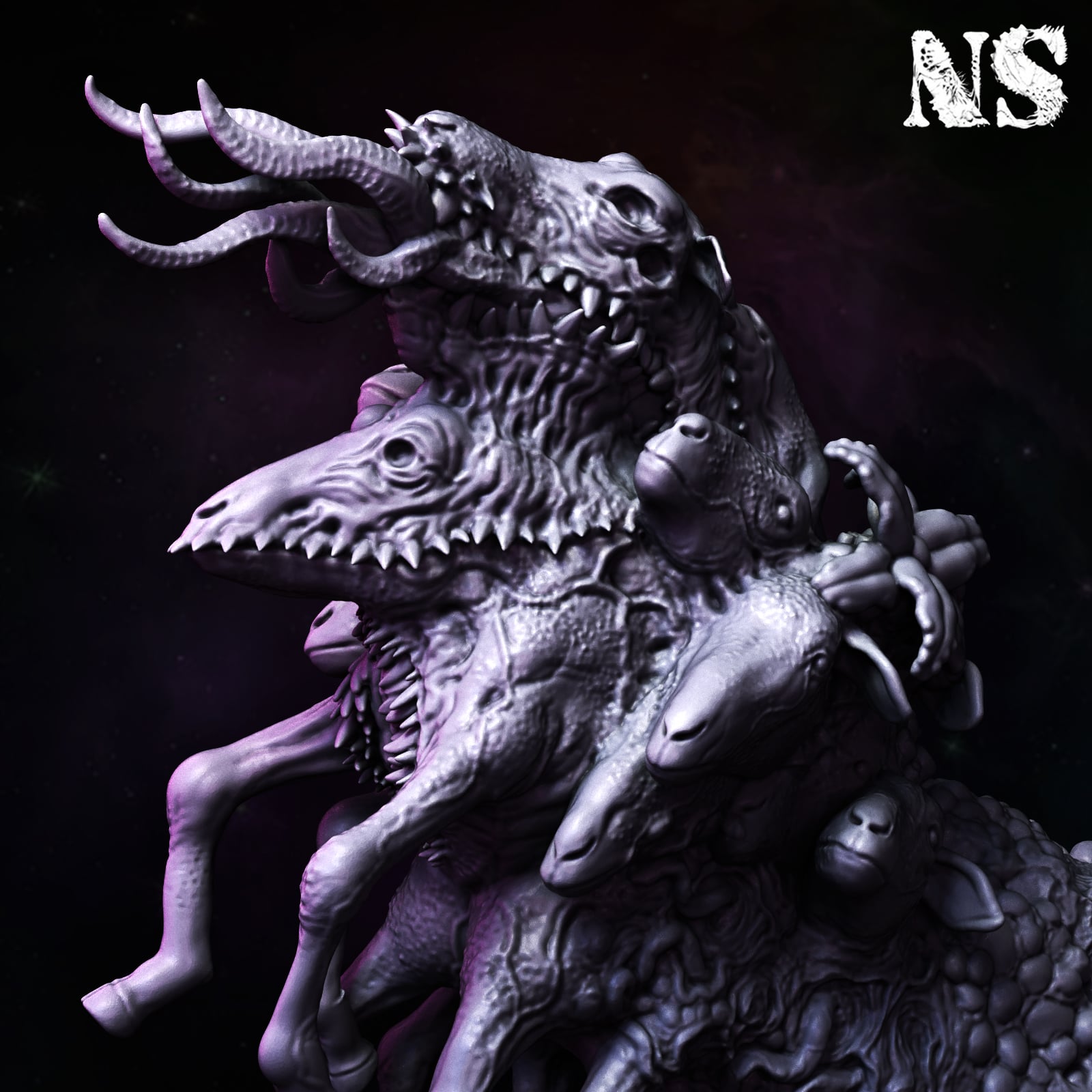 Mutated animals x 5 3d model