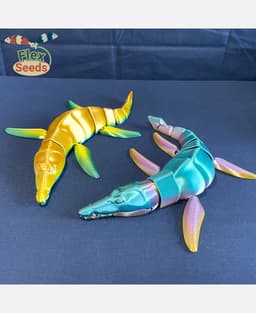 Flexi Liopleurodon(Print-in-place) 3d model