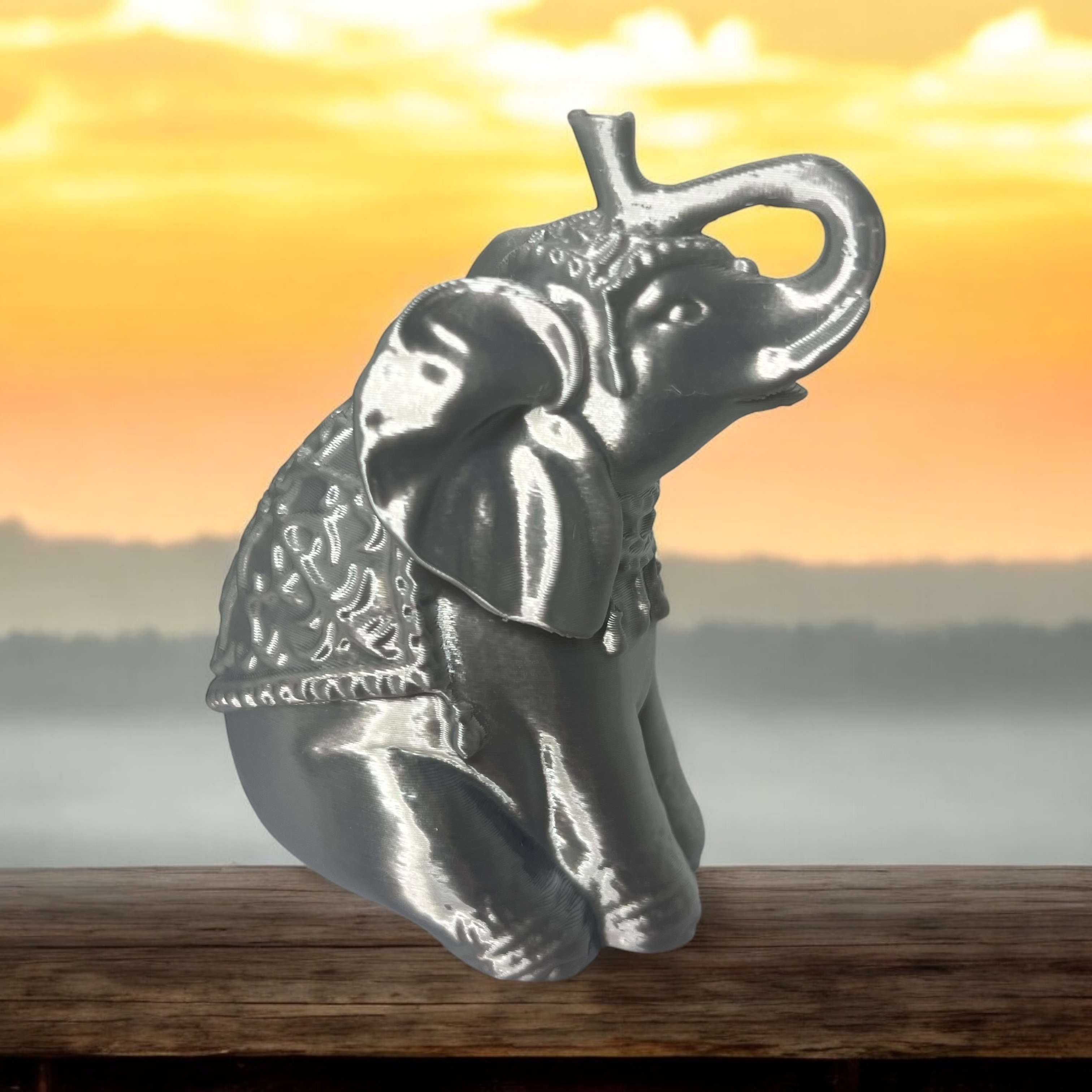 Elephant pattern 3d model