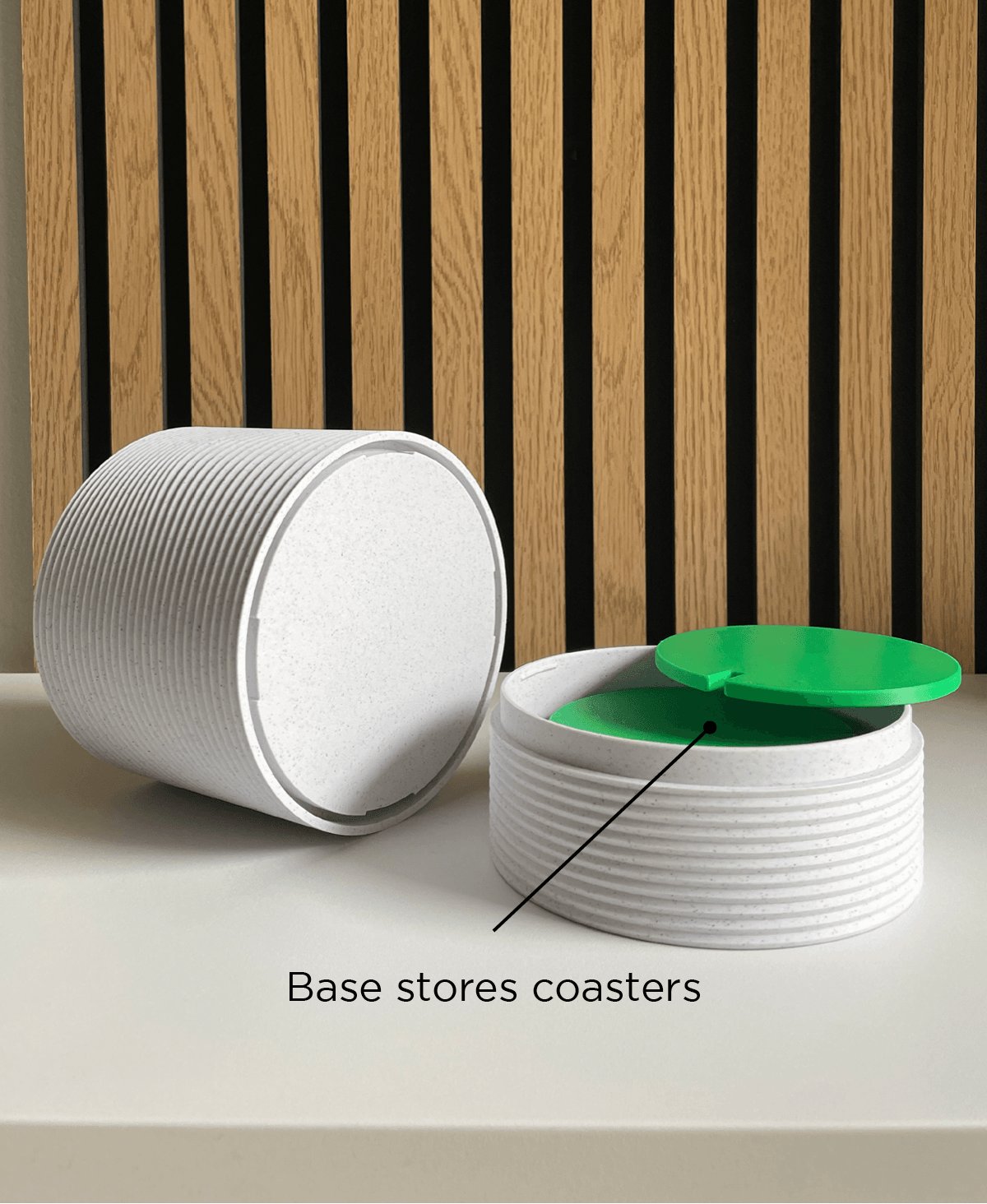 Cactus Coasters, vase with removable coasters. 3d model