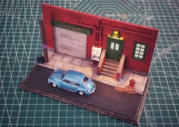 Christmas Diorama For Hot Wheels and 1:64 Cars & Figure 3d model