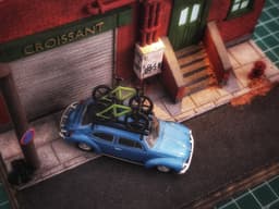 Christmas Diorama For Hot Wheels and 1:64 Cars & Figure 3d model