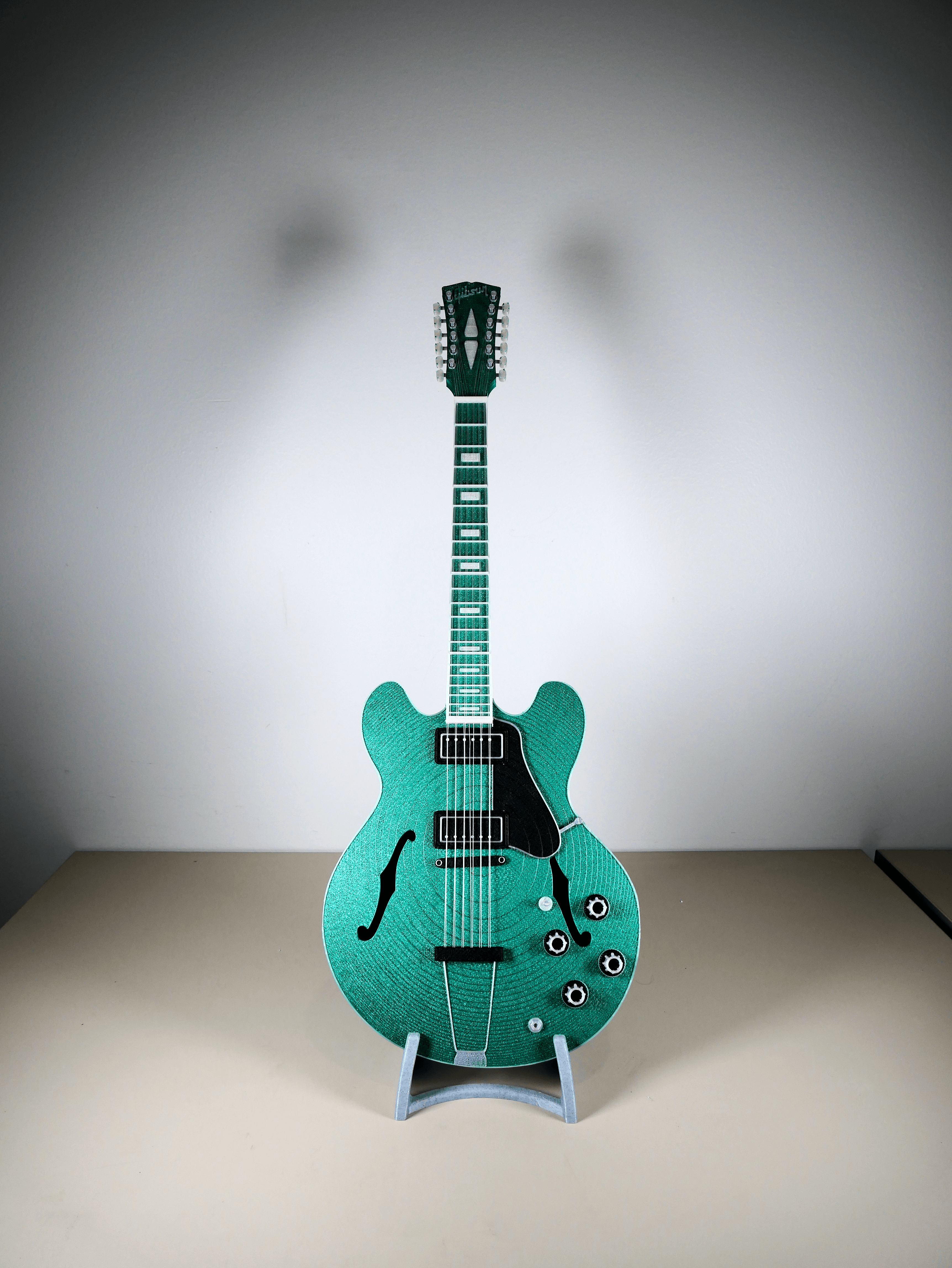 Gibson ES-335TD Guitar String Art - 50% scale 3d model