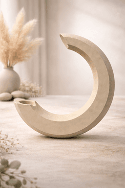 LUNA ARC – Designer Memorial Urn | 3D Print STL | Modern Sculptural Remembrance 3d model