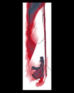 Simple depictions of Anime scenes shown as art on its own - Set of Bookmarks 3d model