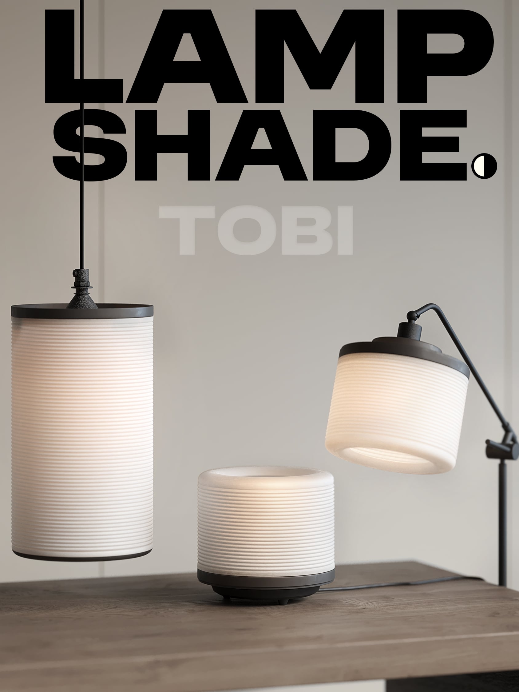 Lamp shade {TOBI} 3d model