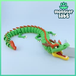 Flexi Eastern Dragon 3d model